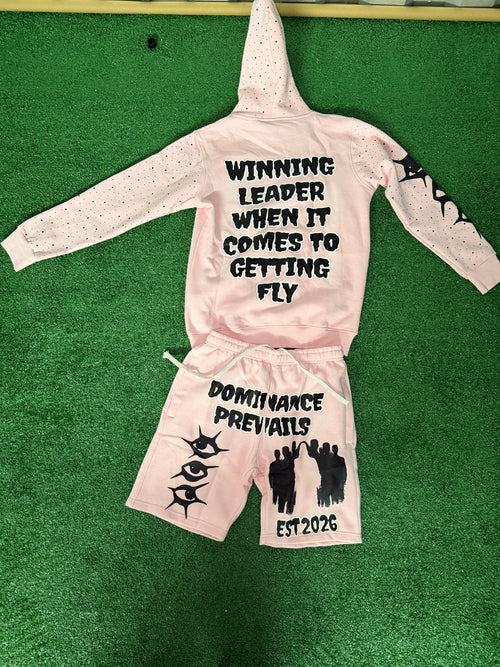 DOMINANCE PREVAILS PINK SET